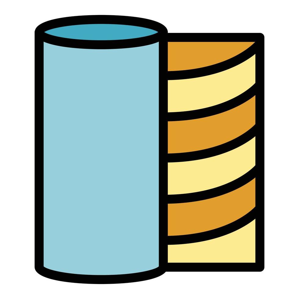 Printing roll icon vector flat