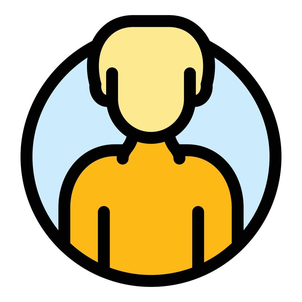 Anonymous user icon vector flat