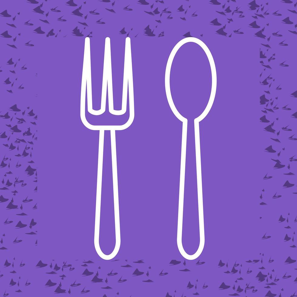 Spoon and Fork Vector Icon