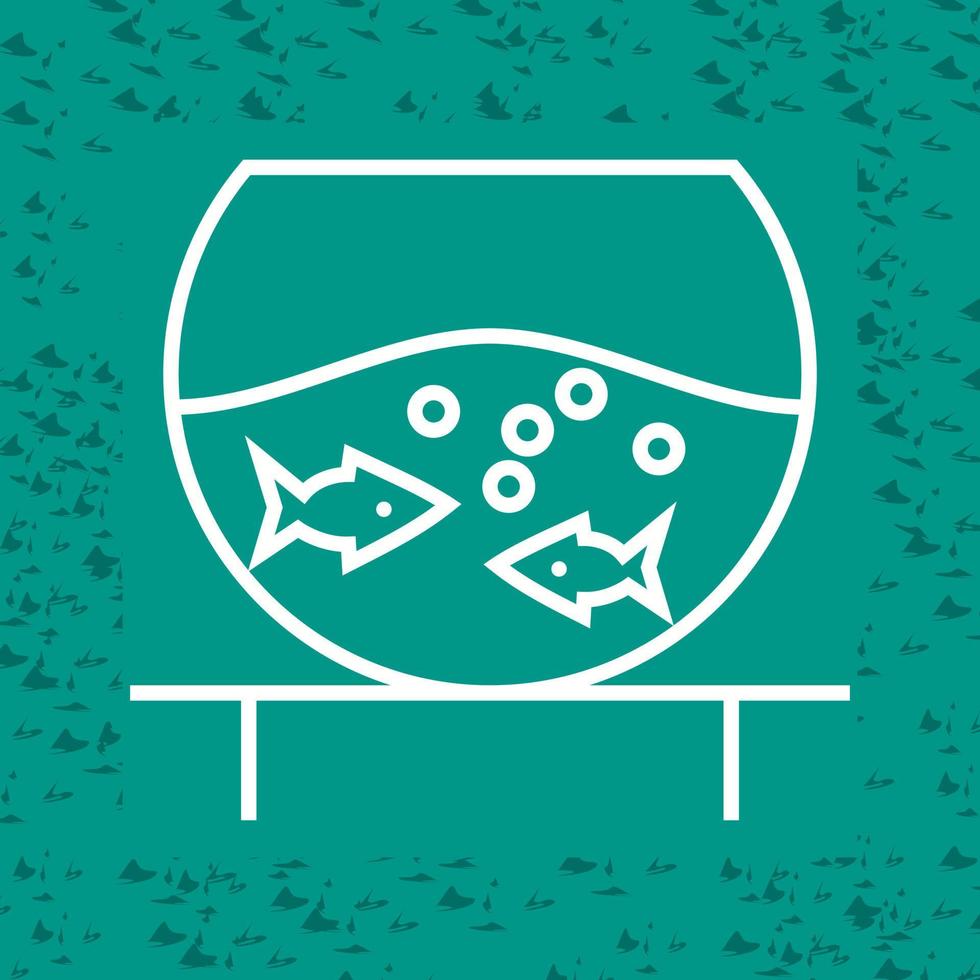 Fish Bowl Vector Icon