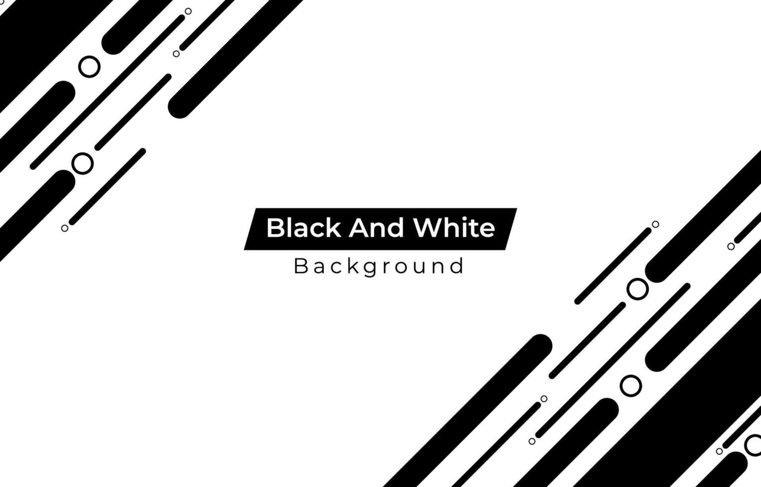 Modern black and white geometric background. Template for banner, website, presentation, flyer, brochure, poster vector