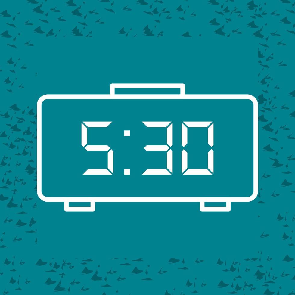 Digital Clock Vector Icon