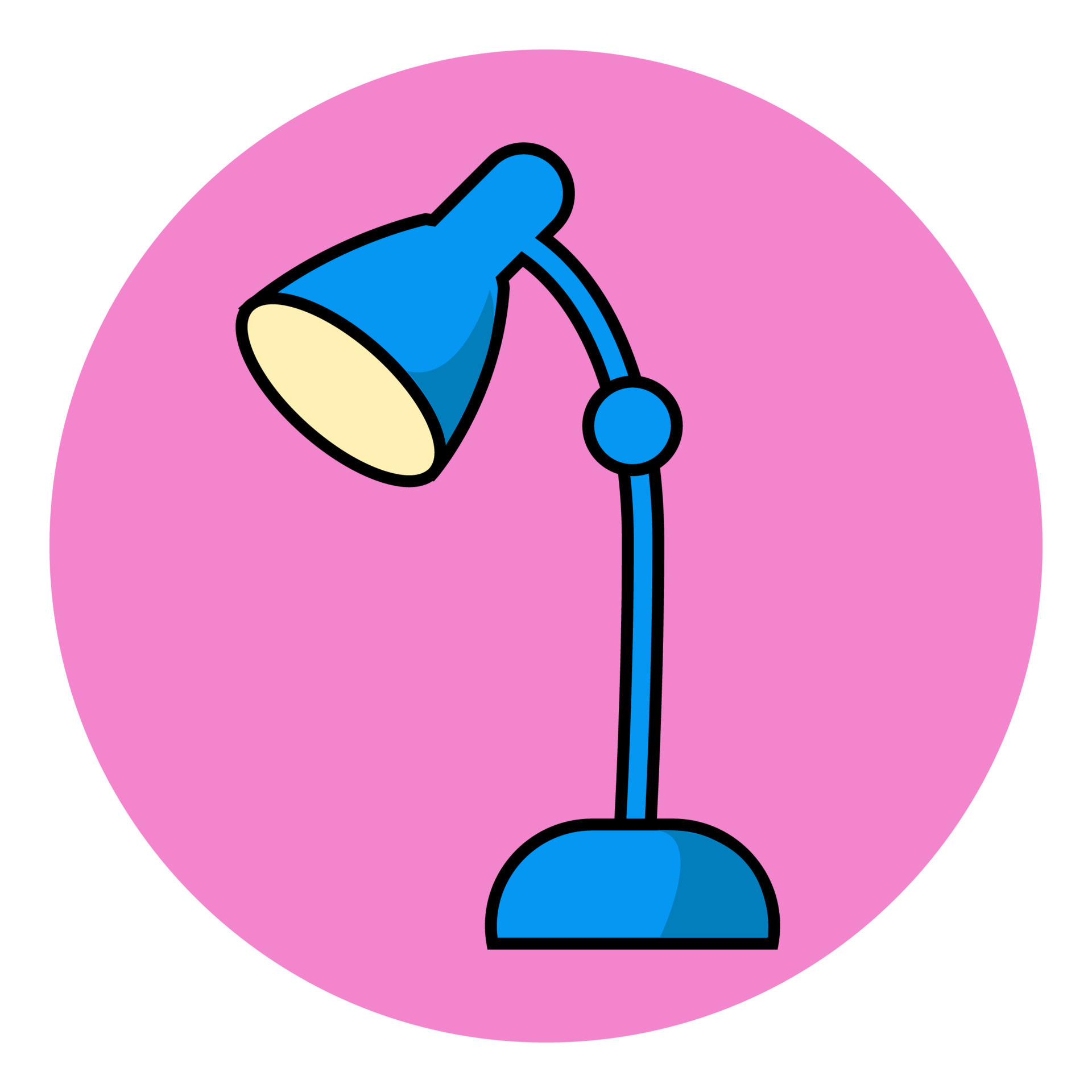 Table lamp vector icon 21906027 Vector Art at Vecteezy