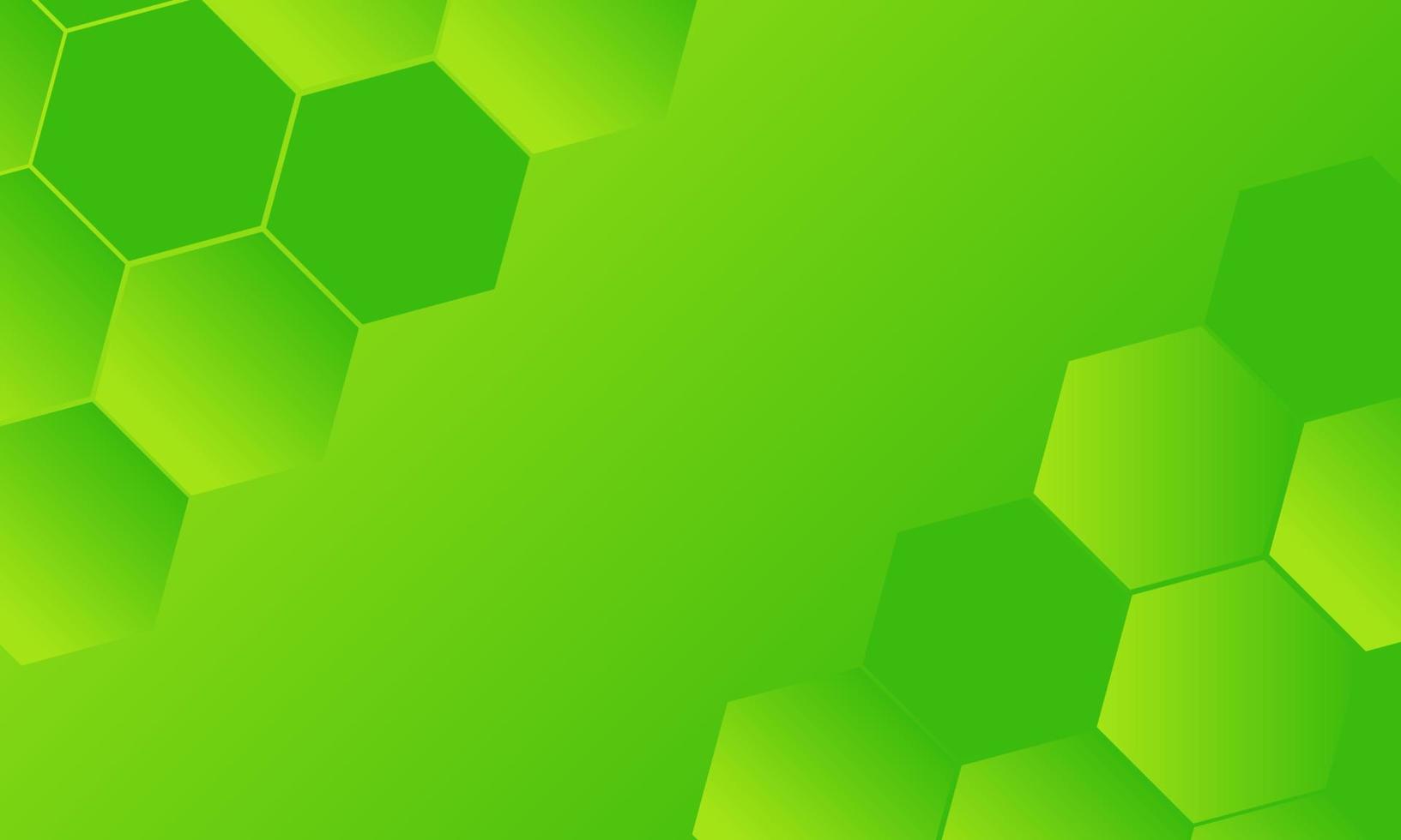 Green polygonal abstract background vector