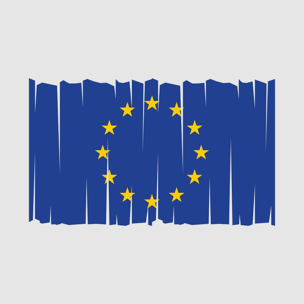 europeo bandera vector