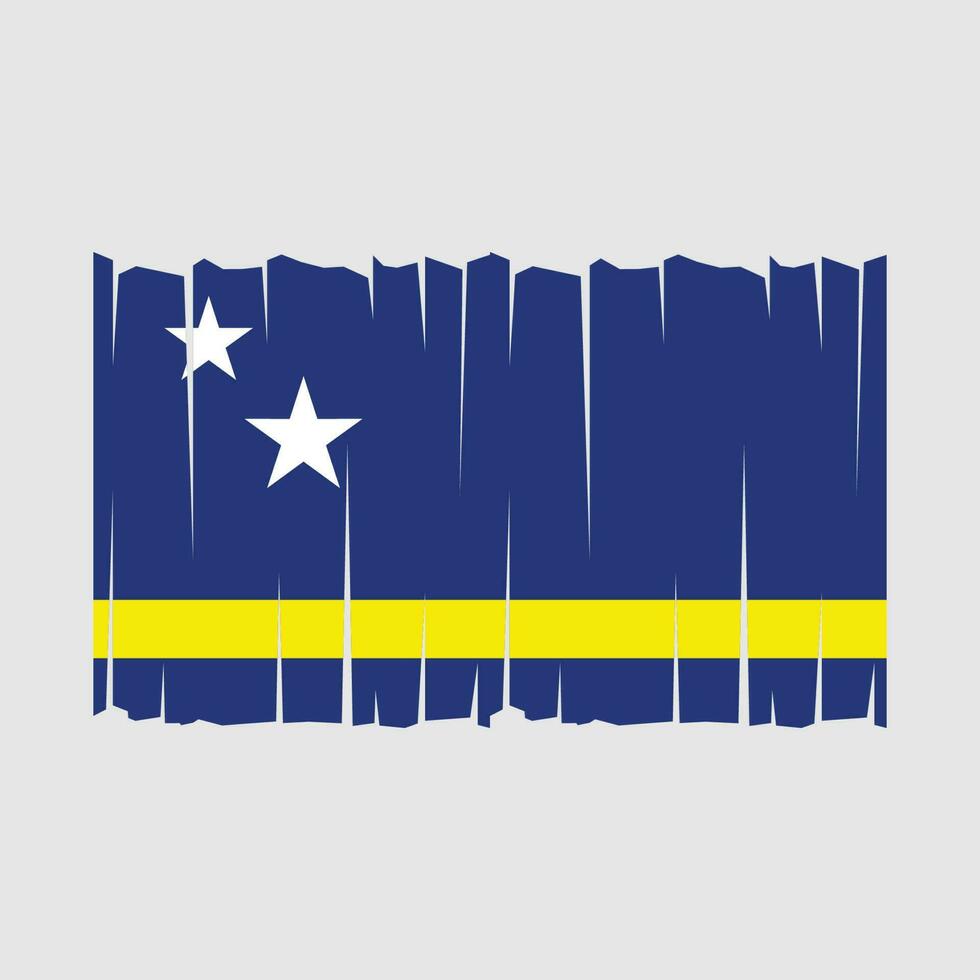 vector de bandera de curacao