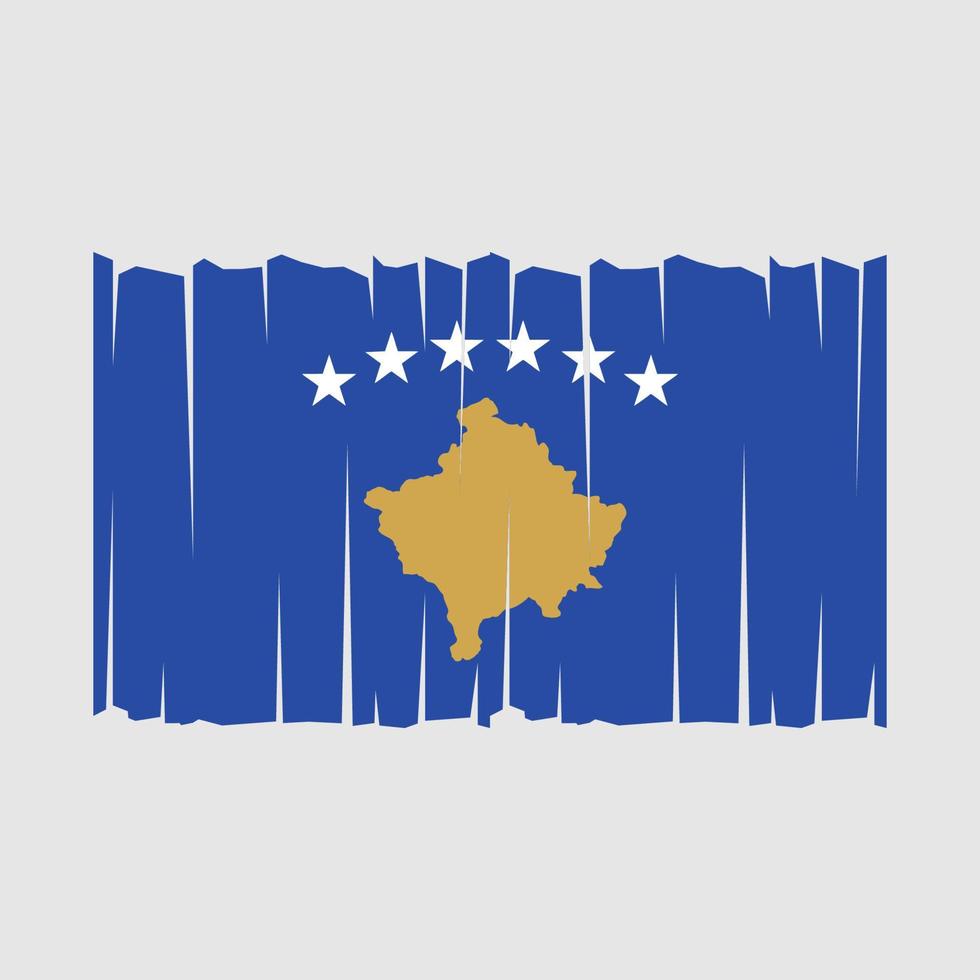 Kosovo Flag Vector