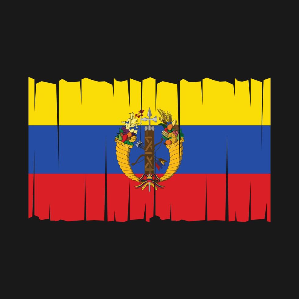 vector de bandera de colombia