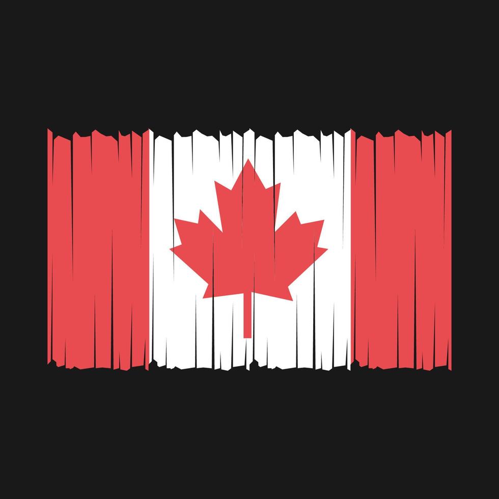 vector de bandera de canadá