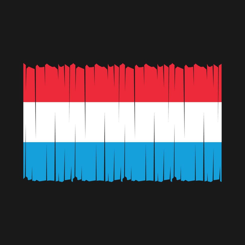 Luxembourg Flag Vector
