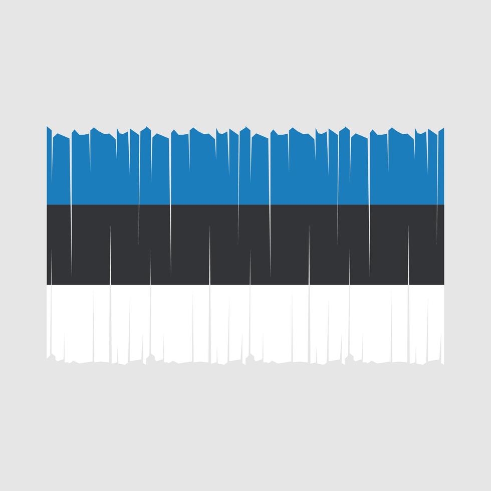 vector de bandera de estonia