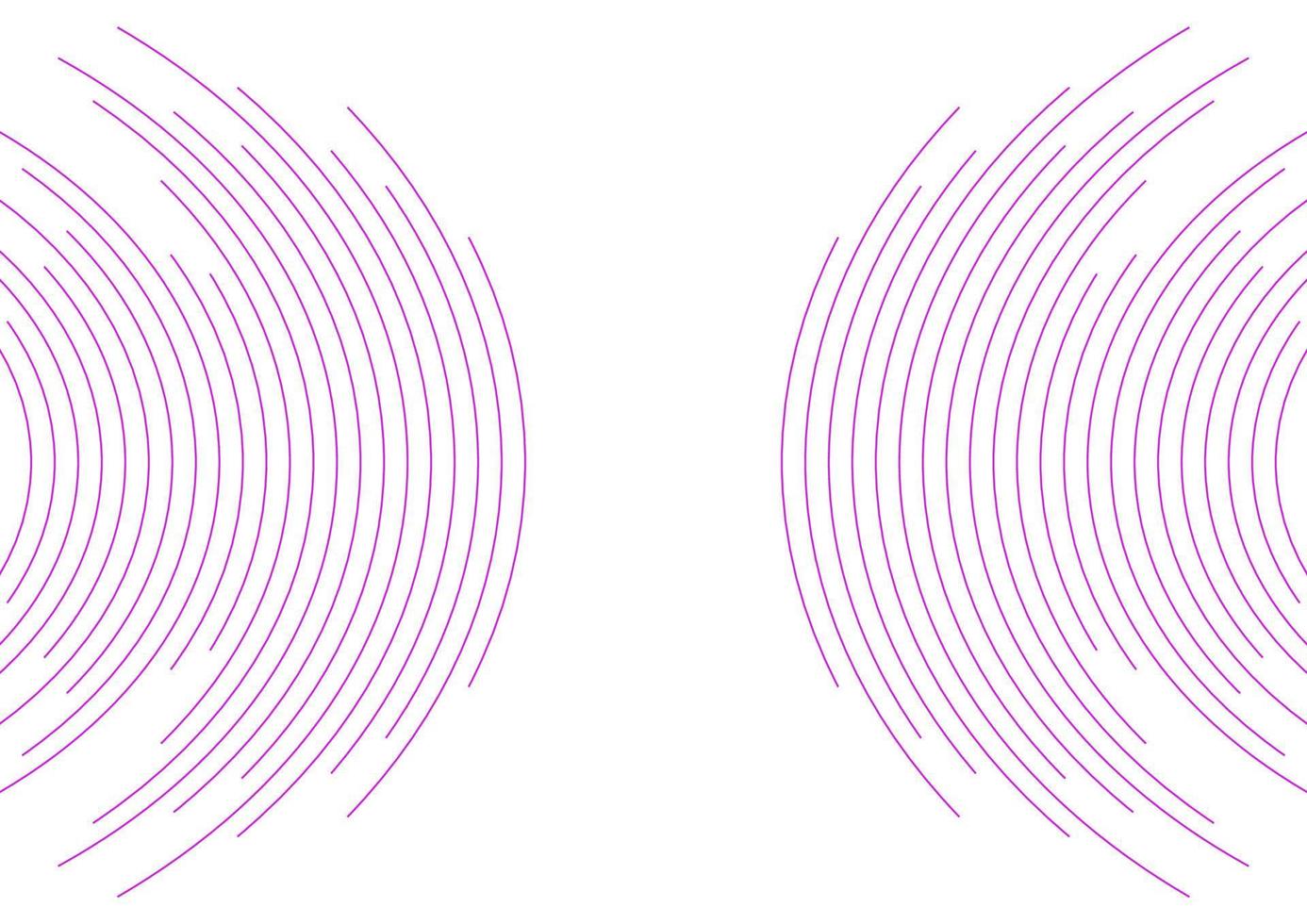Violet circular lines abstract futuristic tech background vector