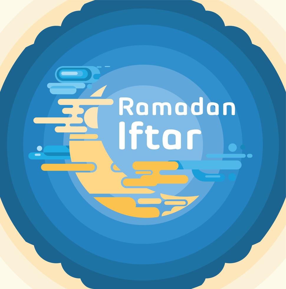 Greeting ramadan kareem with Islamic ornaments. Can be used for online and printed posting needs. Vector illustration