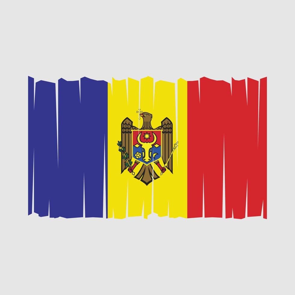 Moldova Flag Vector