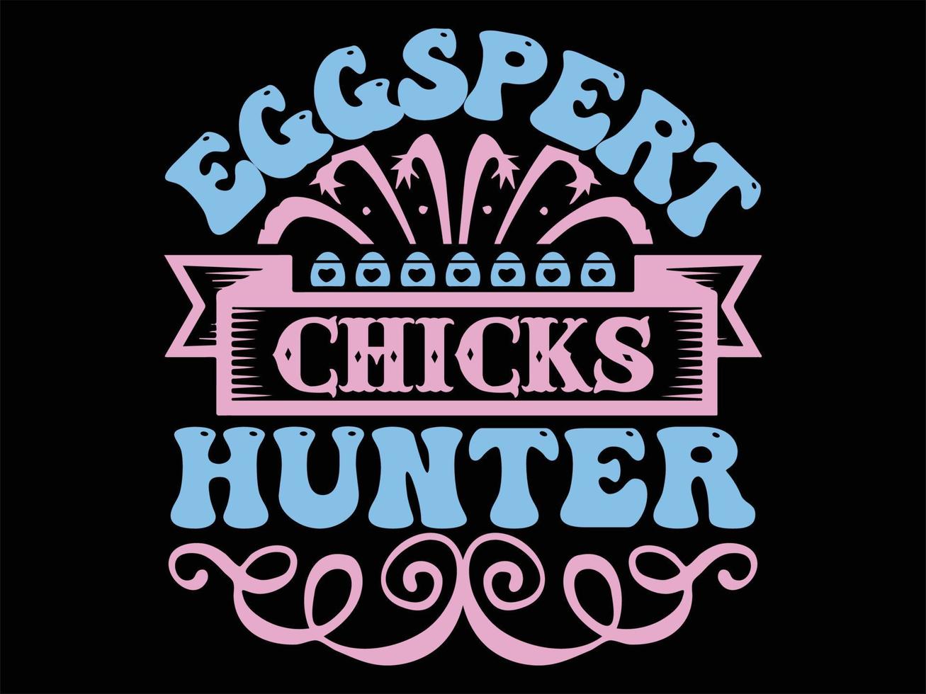 Easter T shirt Design File vector