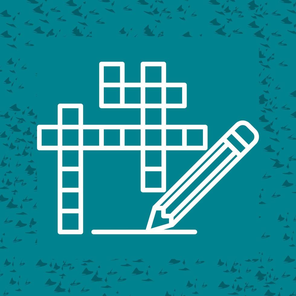 Crossword Vector Icon