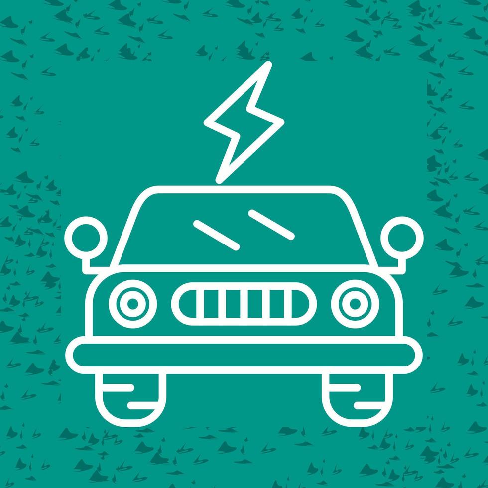 Electric Car Vector Icon