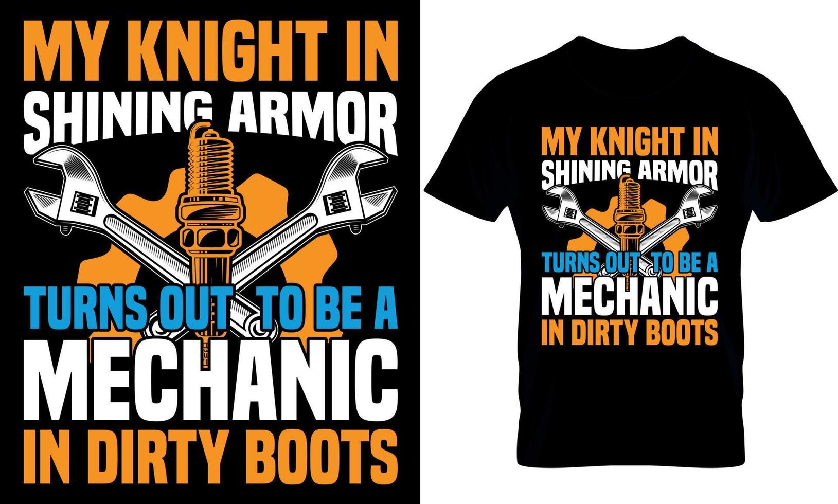 typography t-shirt design. Mechanic t-shirt design. Mechanic t shirt design. Mechanic design. vector