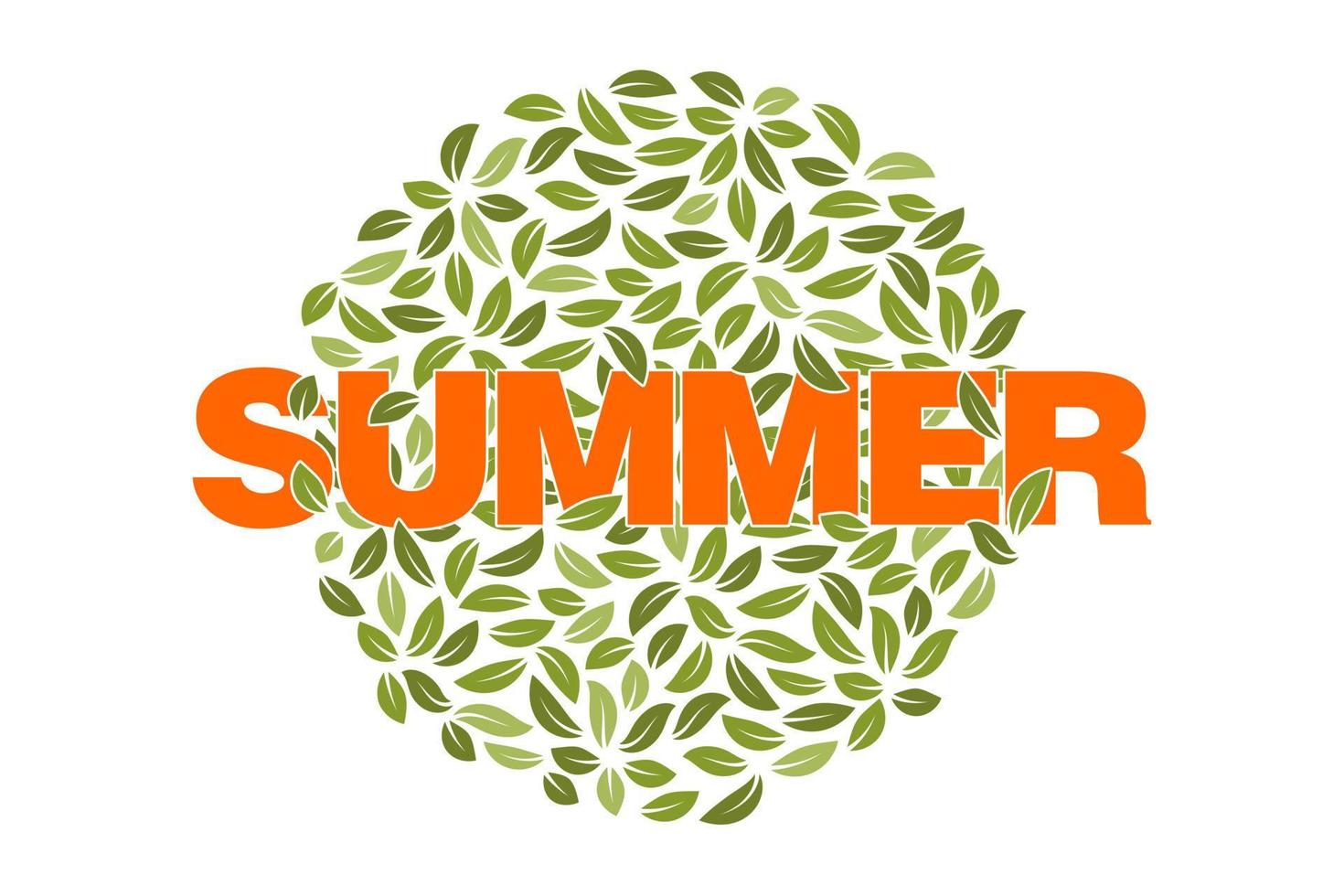 verano eslogan para t camisa con palabra y hoja. vacaciones estilo impresión diseño en vector. vector