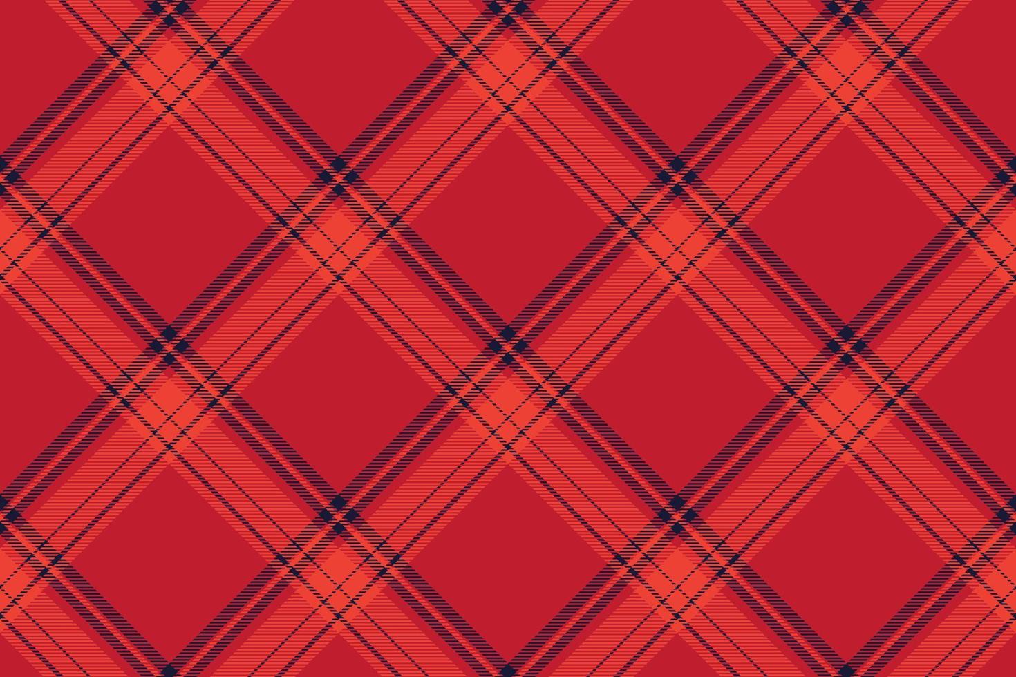 Tartan plaid background, diagonal check seamless pattern. Vector fabric texture for textile print, wrapping paper, gift card, wallpaper.