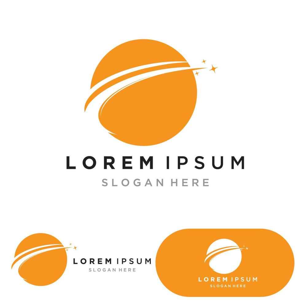 star and swosh business success logo vector