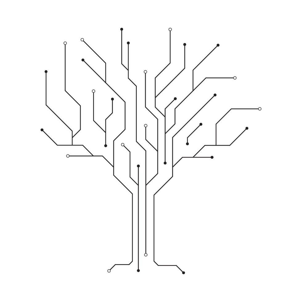 Circuit Logo Template vector