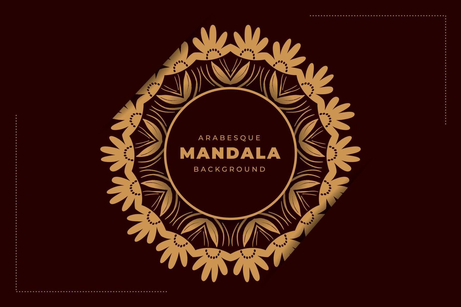 mandala luxury background vector