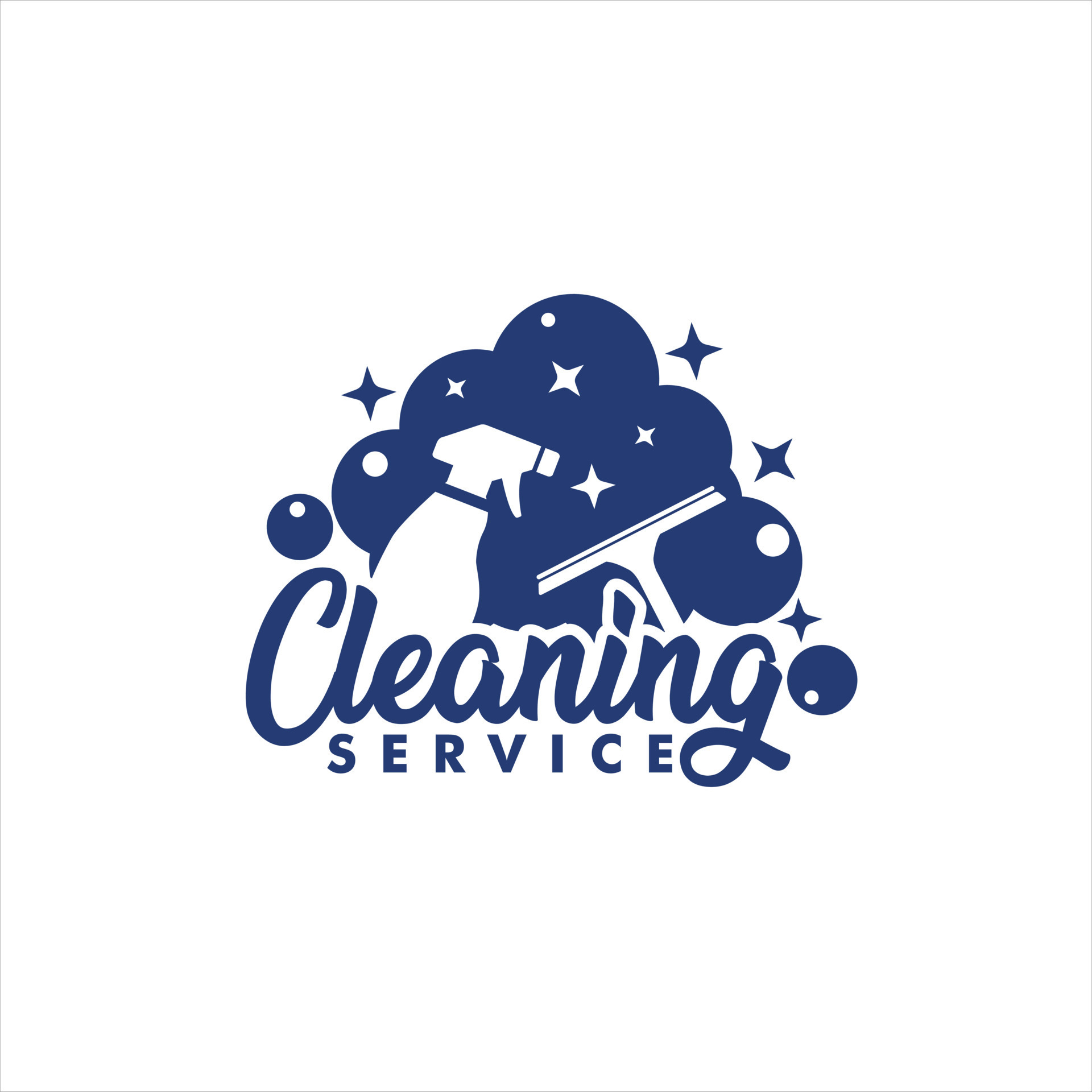 cleaning logo design