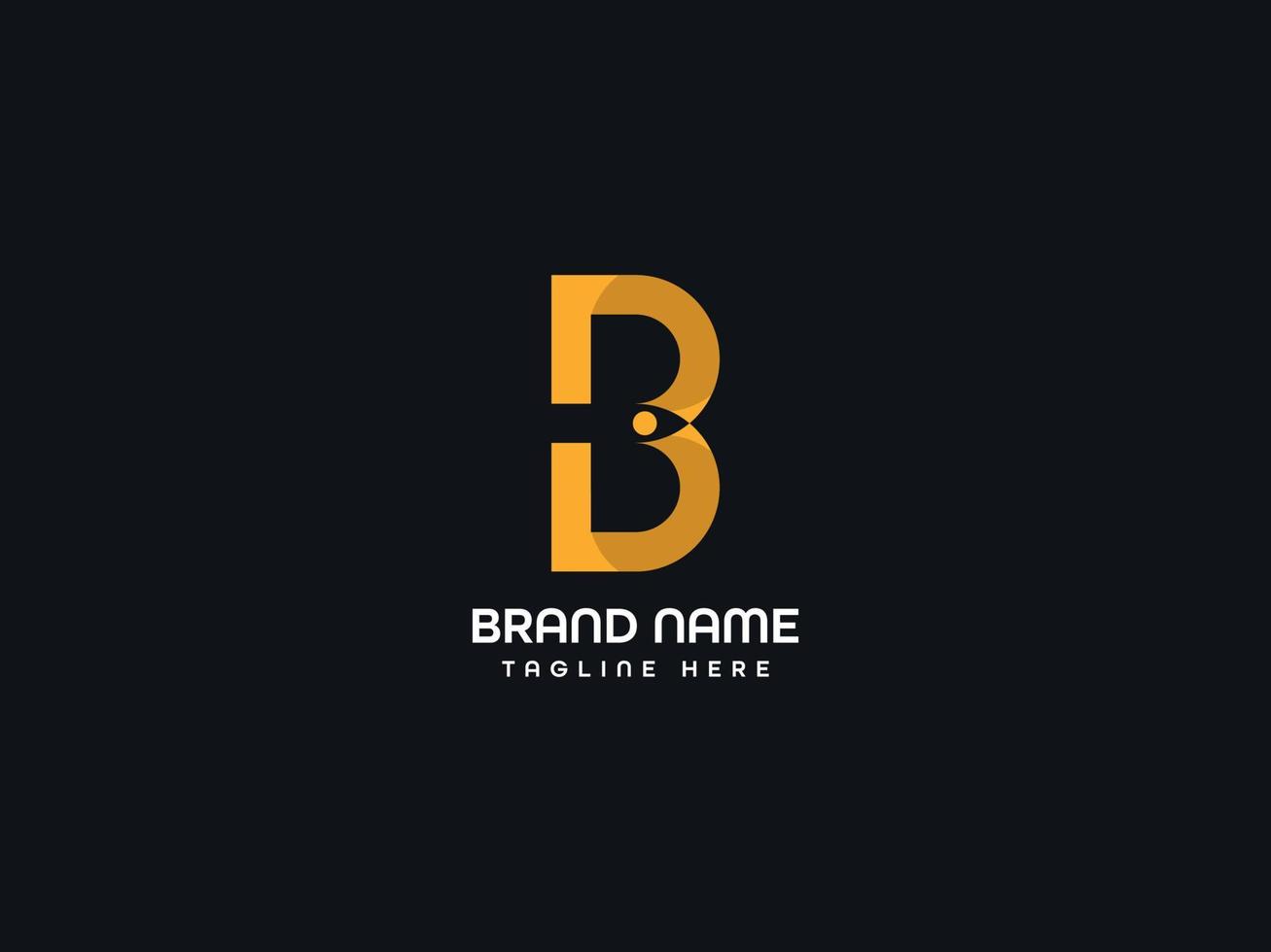 b letter logo vector