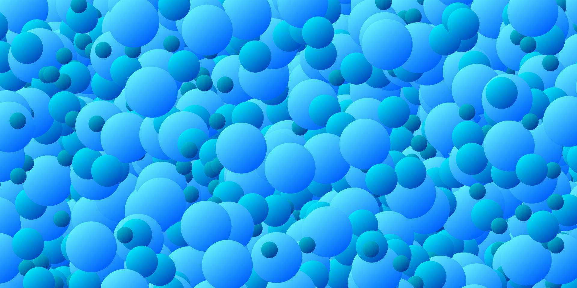 azul círculos en un azul antecedentes vector