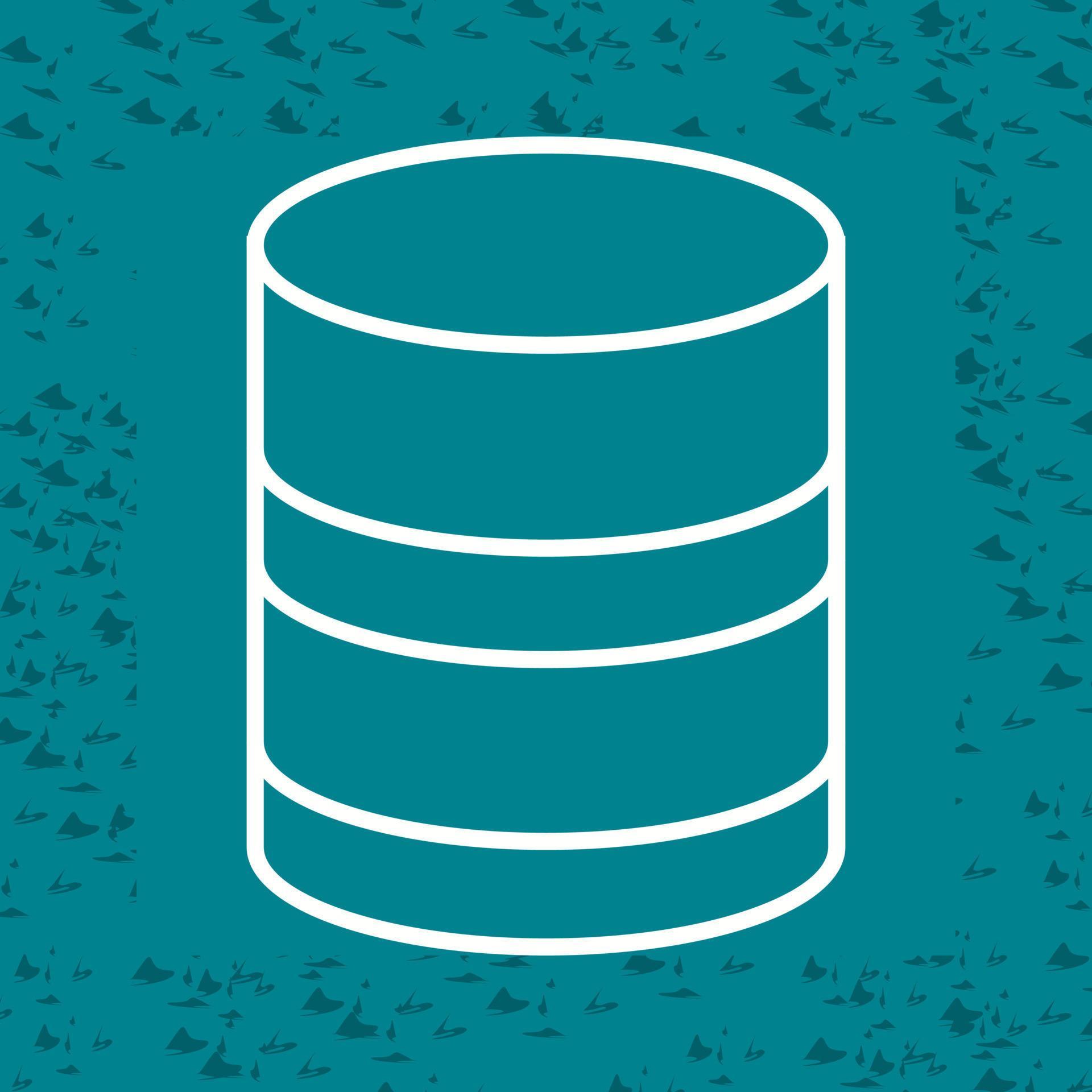 Database Vector Icon 21908153 Vector Art at Vecteezy