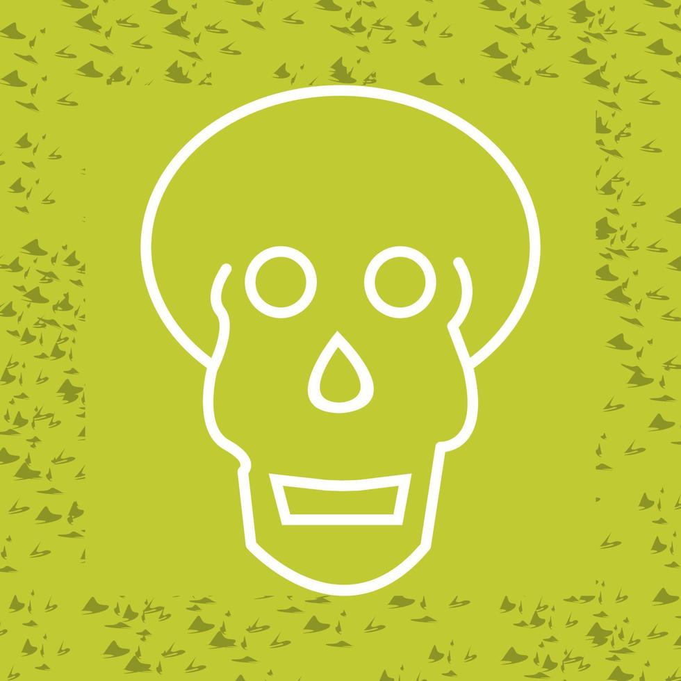 Skull X ray Vector Icon