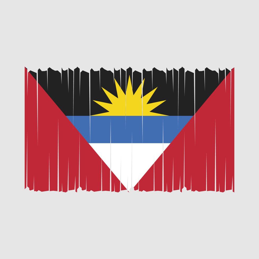 Antigua Flag Vector Illustration