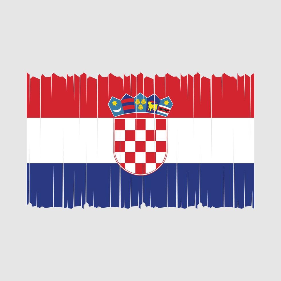 Croatia Flag Vector Illustration