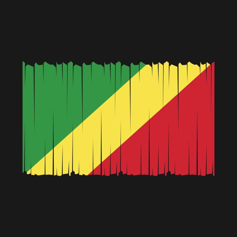 Congo Flag Vector Illustration