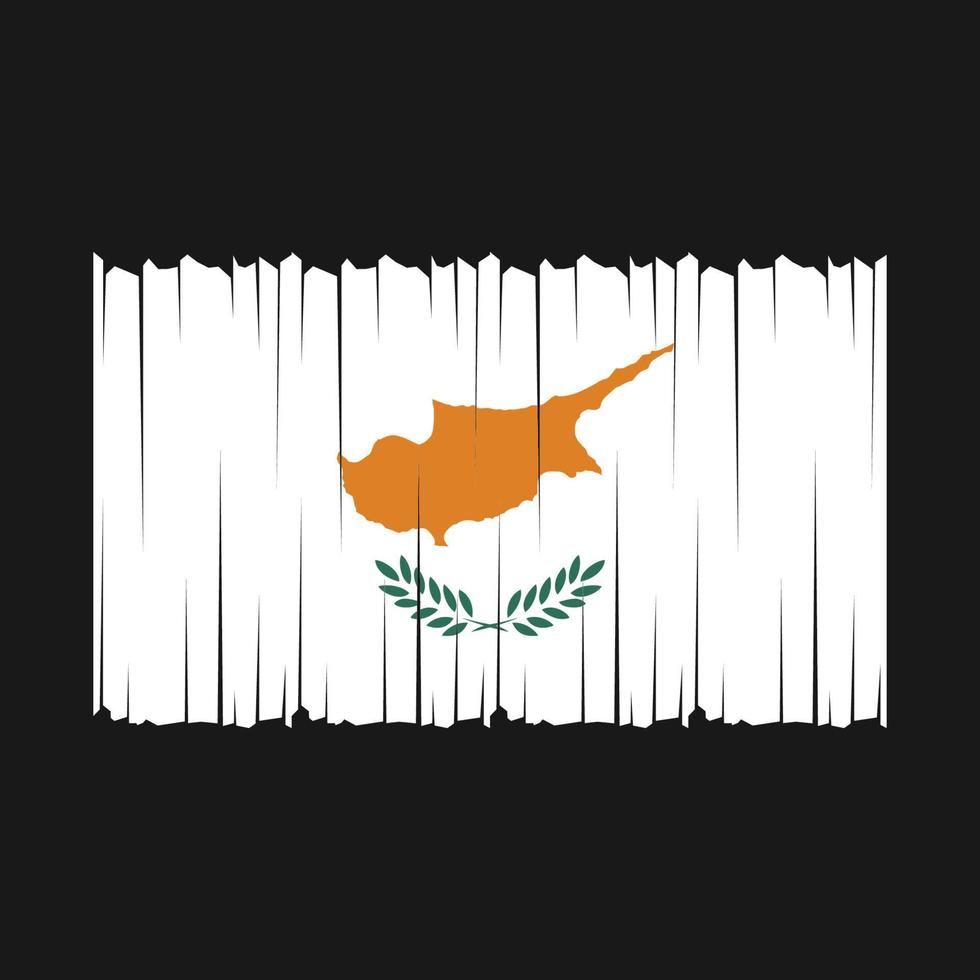 Cyprus Flag Vector Illustration