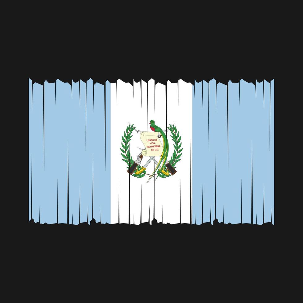 Guatemala bandera vector ilustración