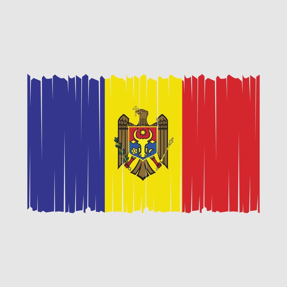 Moldova Flag Vector Illustration