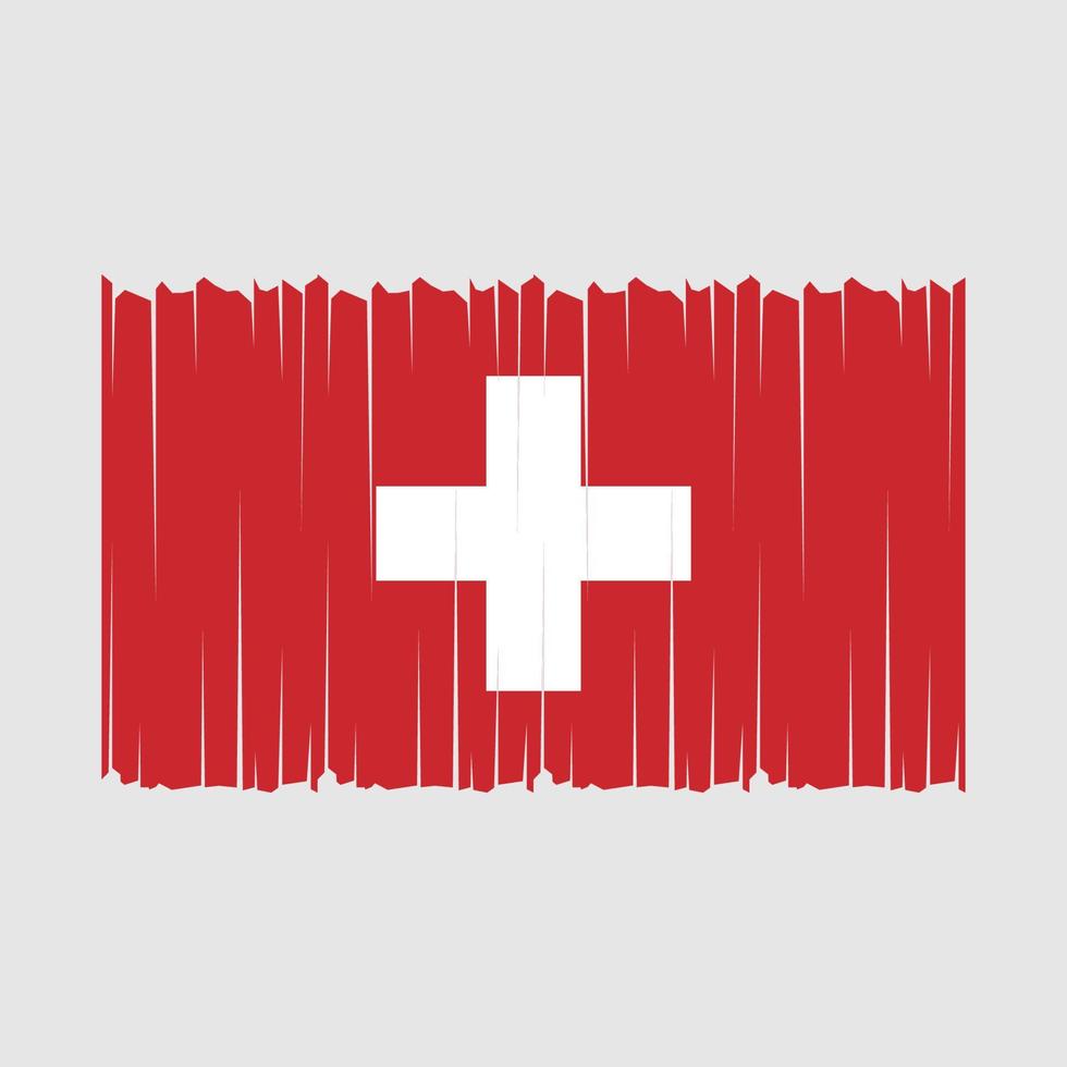 Switzerland Flag Vector Illustration