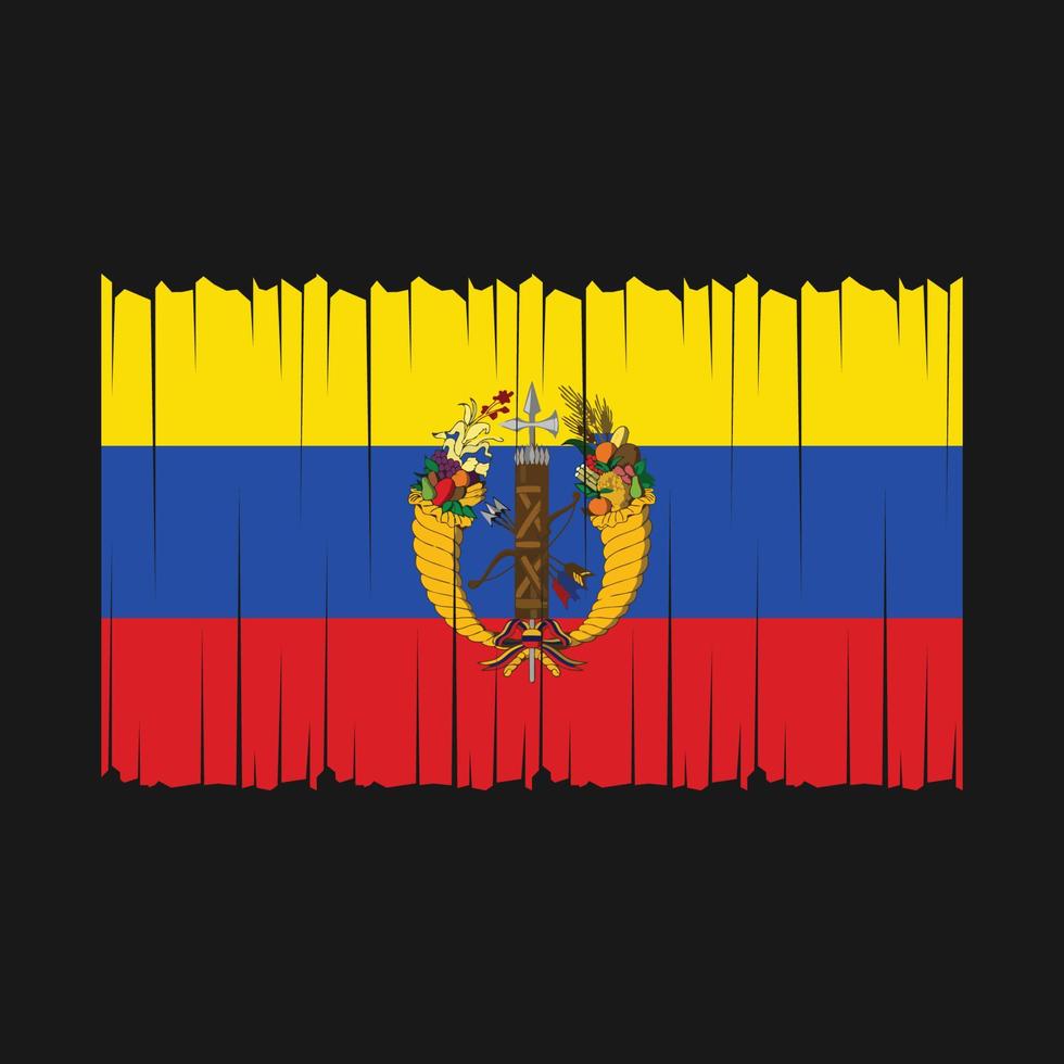 Colombia bandera vector ilustración