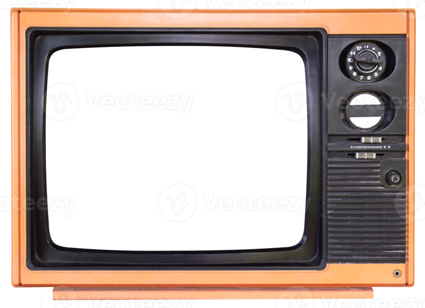 Old televition for decorative png
