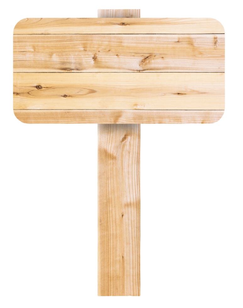 altes Holzschild png