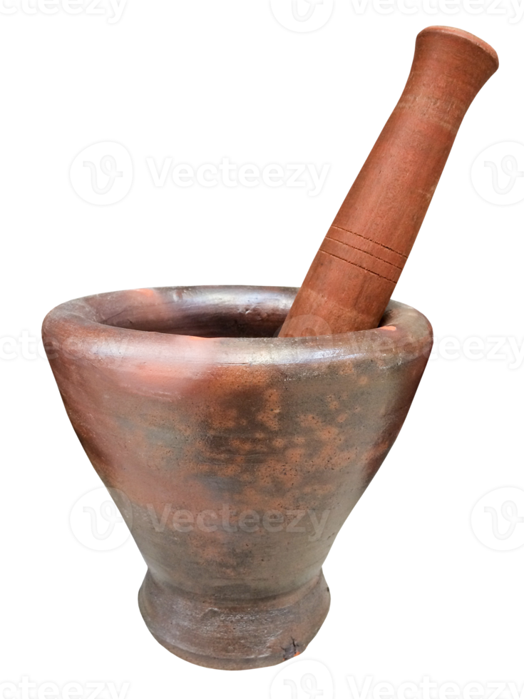 empty clay mortar png