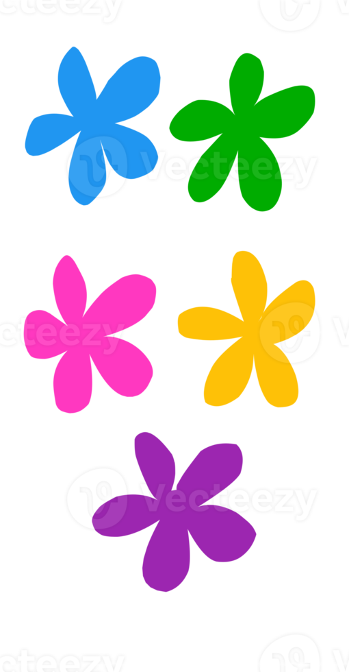 set of colorful speech bubbles png