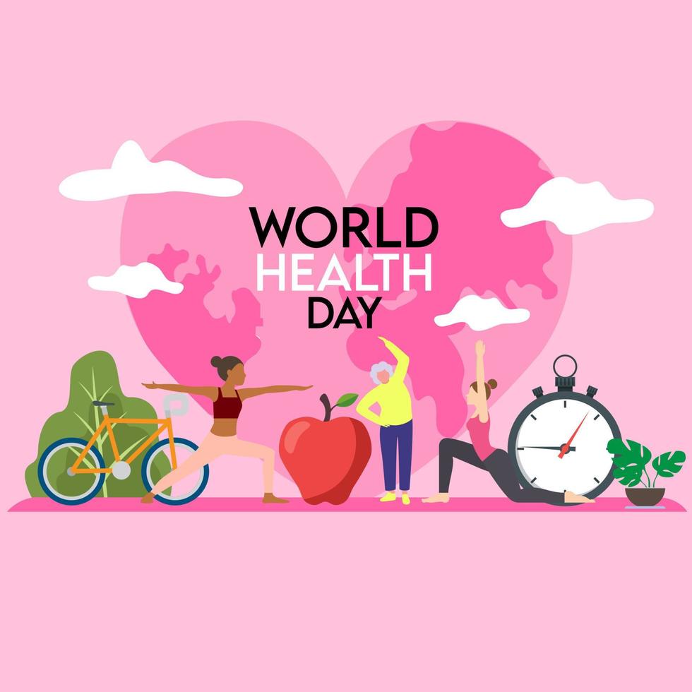 world health day, april 7 2023 vector