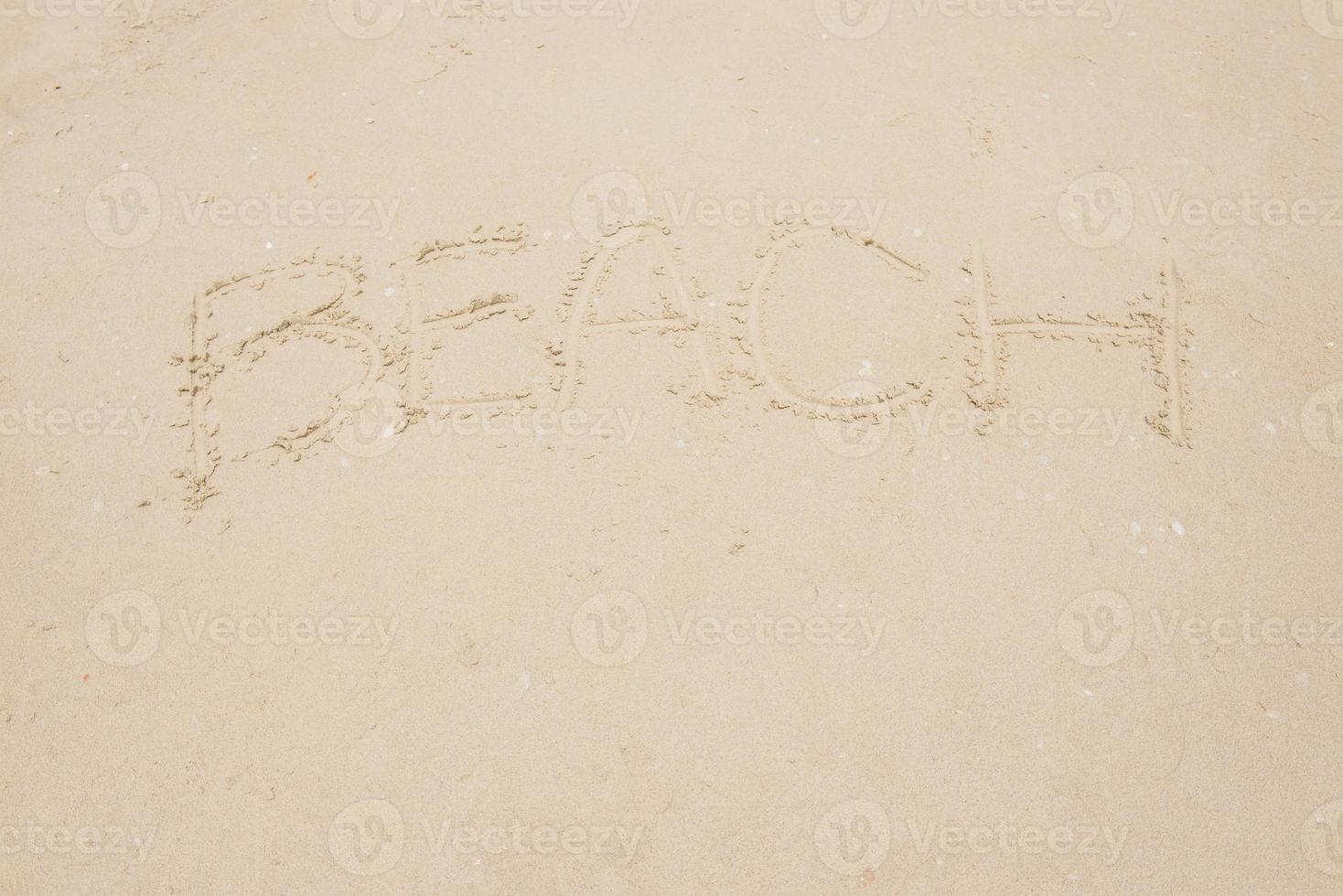 Sand beach with text photo