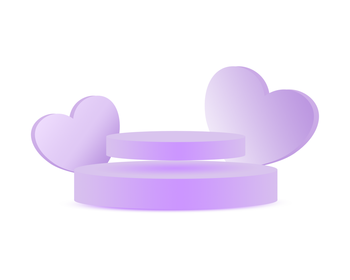 purple heart podium png