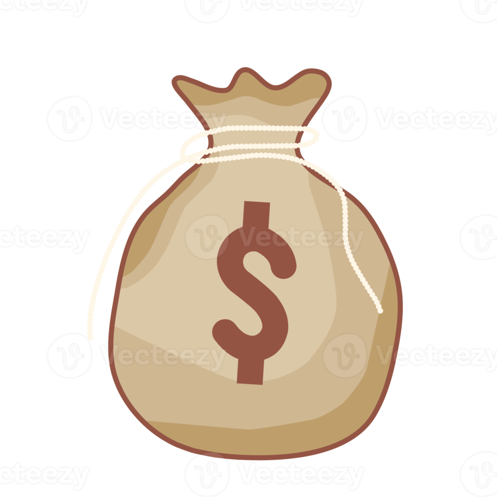 Money Bag Illustration 21909606 PNG
