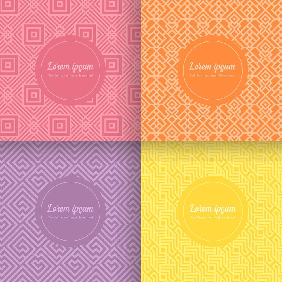 geometric vector seamless pattern collection set of colorful backgrounds with trendy minimal banners cute abstract geometric texture.