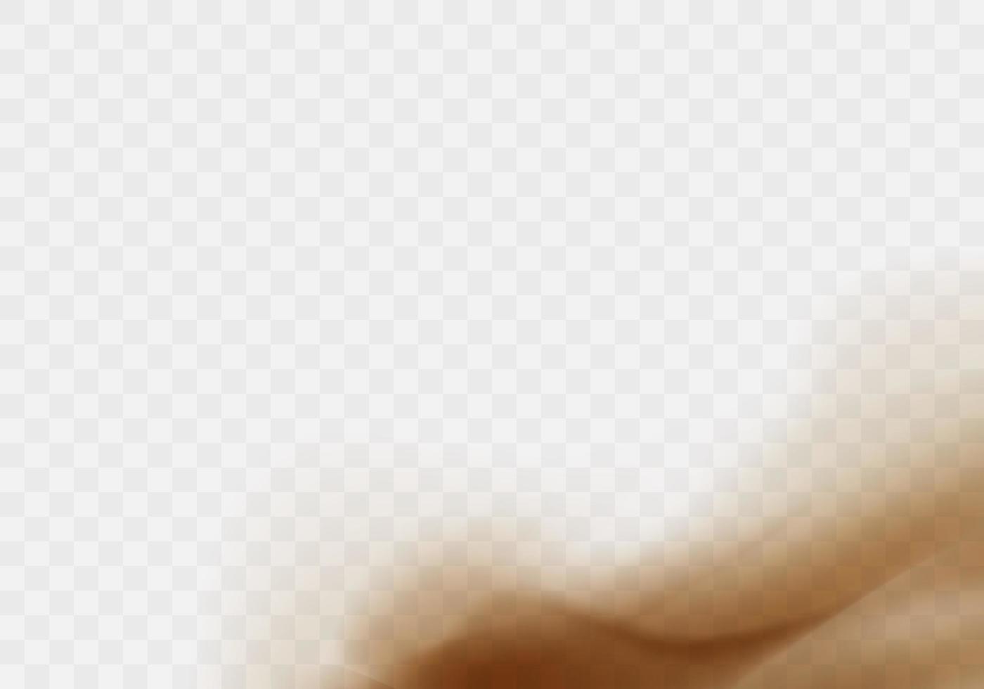 Desert sandstorm, brown dusty cloud vector